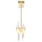 Cwi Lighting Guadiana 39 in LED Satin Gold Chandelier 1246P39-602 - alternate 5